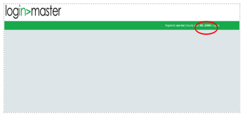 Section3 P3 LoggedInForIMSAdminUser