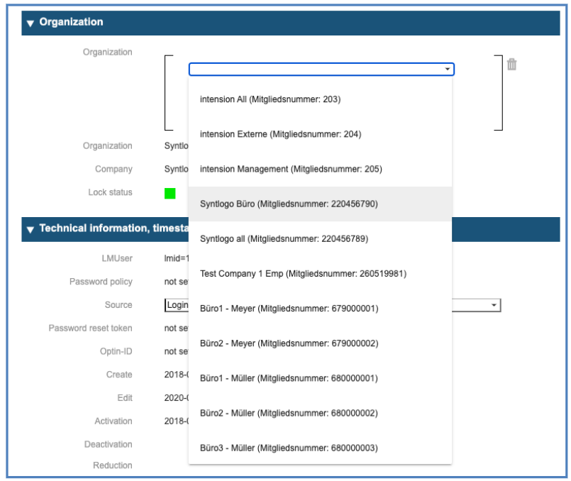 Section4 2 P12 DropDownMenuToSelectOrganization