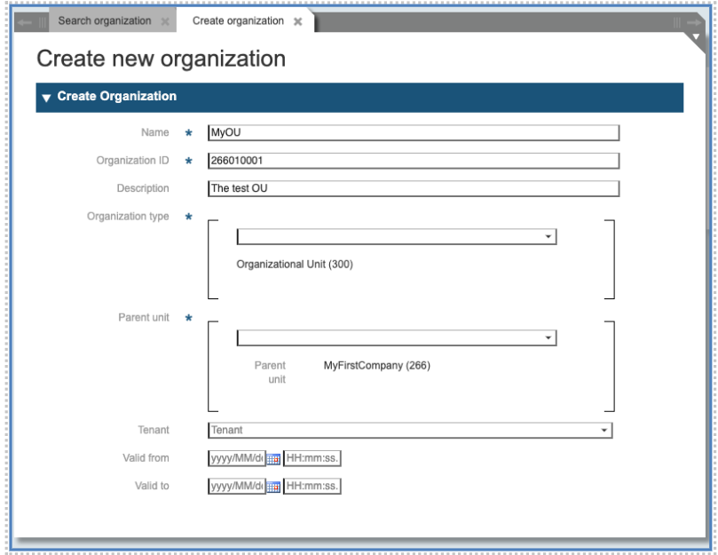 Section5 P4 CreationOfOrgUnit